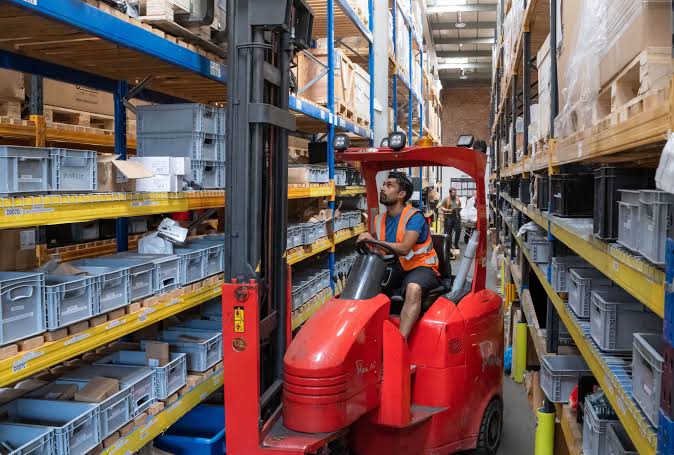 Reach forklift driver in London